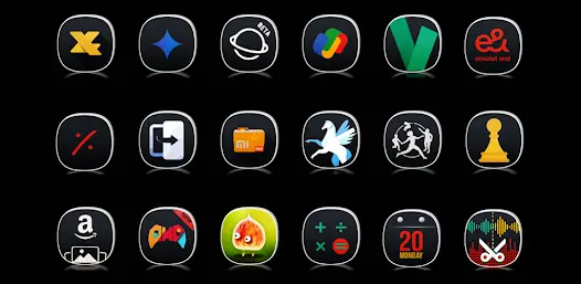 1UI7 DarkR Icon Pack - скриншот 1