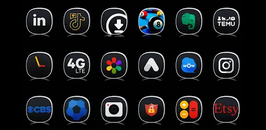 1UI7 DarkR Icon Pack - скриншот 2