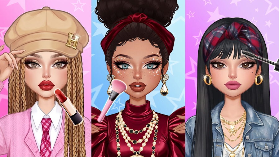 Rebel Glam: Одевалки и Макияж - скриншот 10
