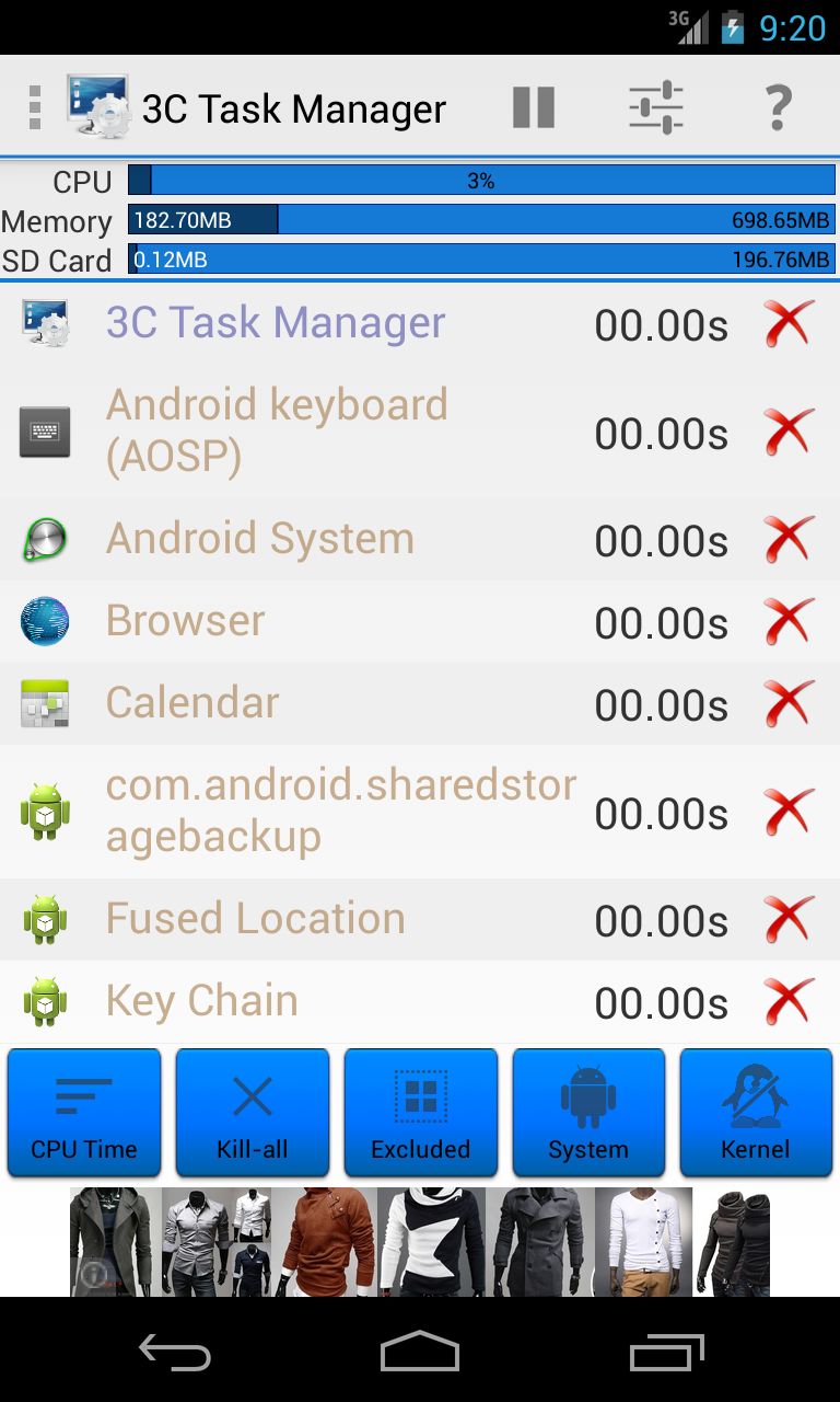 3C Task Manager - скриншот 1