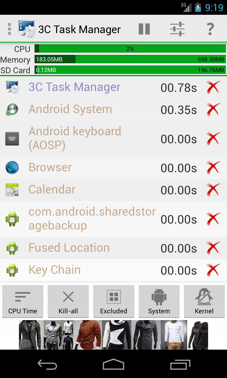 3C Task Manager - скриншот 2