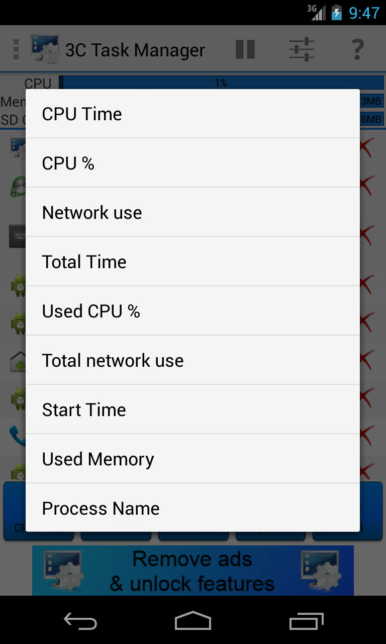 3C Task Manager - скриншот 5