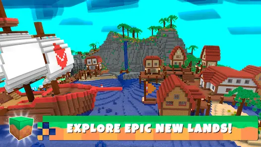 Crafty Lands: Build & Explore - скриншот 1