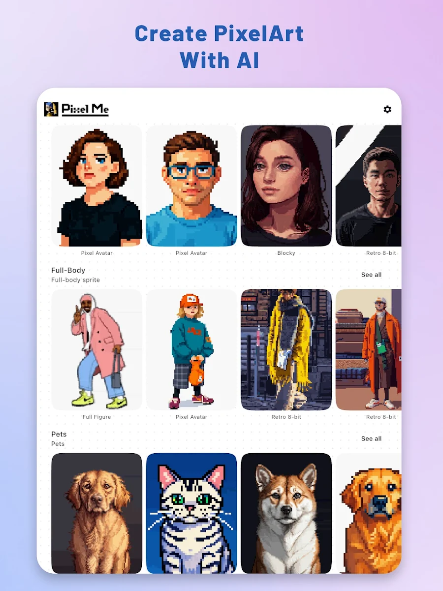 PixelMe: AI Pixel Art Camera - скриншот 8