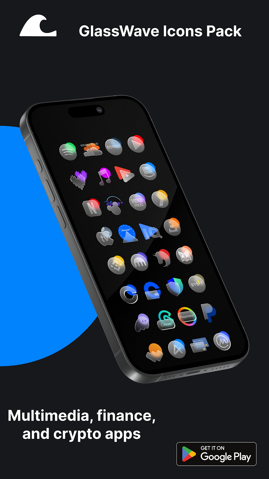 GlassWave Icons Pack - скриншот 2