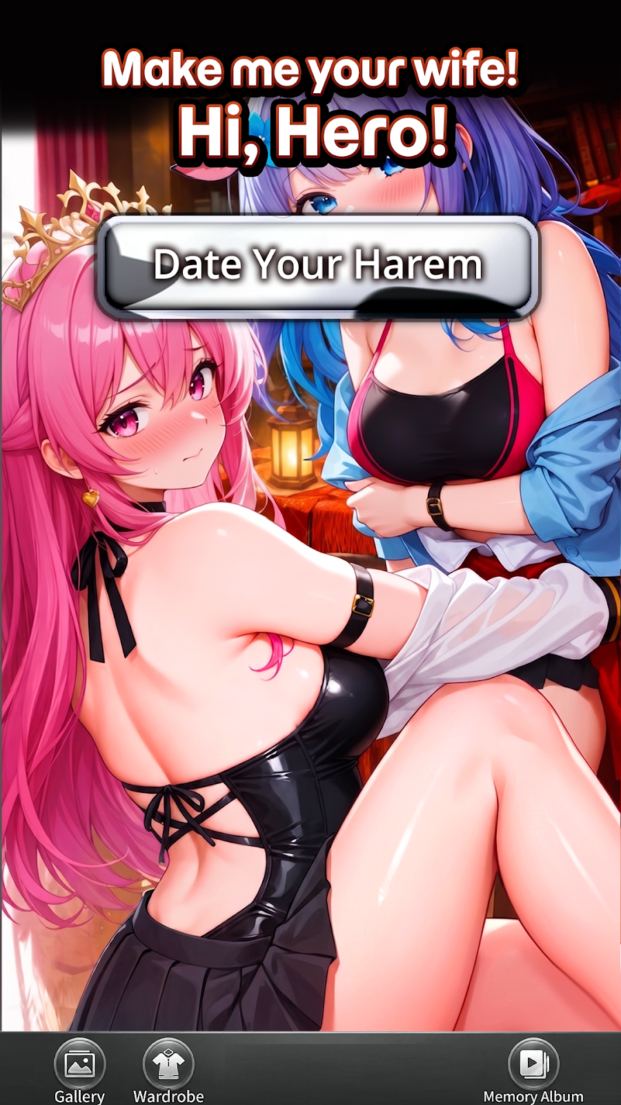 Anime Girlfriend Isekai Harem - скриншот 1