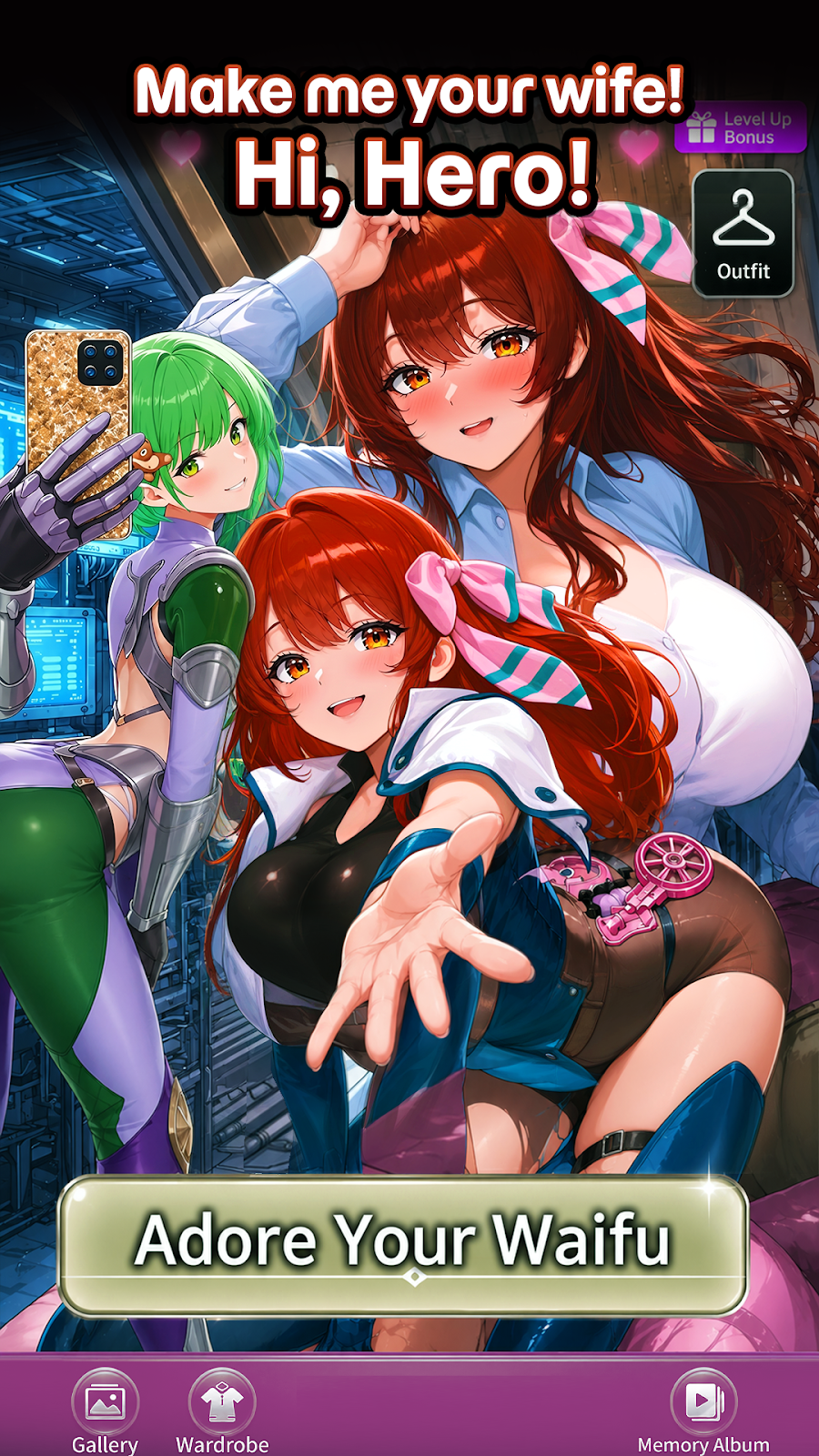 Waifu Harem Anime Girlfriend - скриншот 5