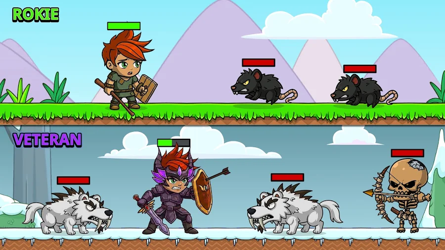 Рыцарь Герой: битва, idle, RPG - скриншот 1