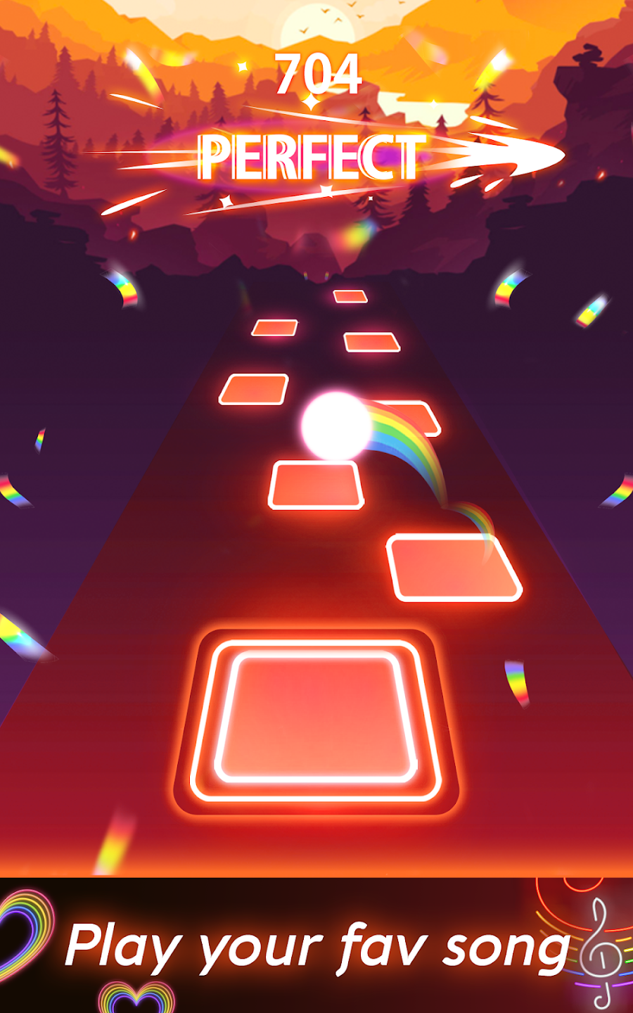 Tiles Hop Музыкальные Игры Шар - скриншот 10