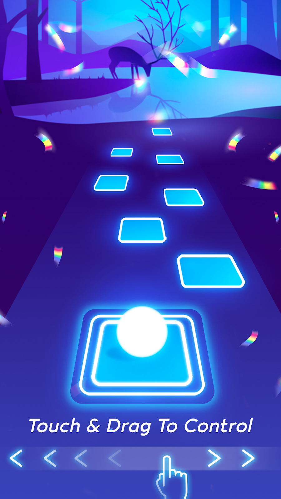 Tiles Hop Музыкальные Игры Шар - скриншот 1