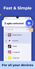 Apk Share: Bluetooth & WiFi - скриншот 1