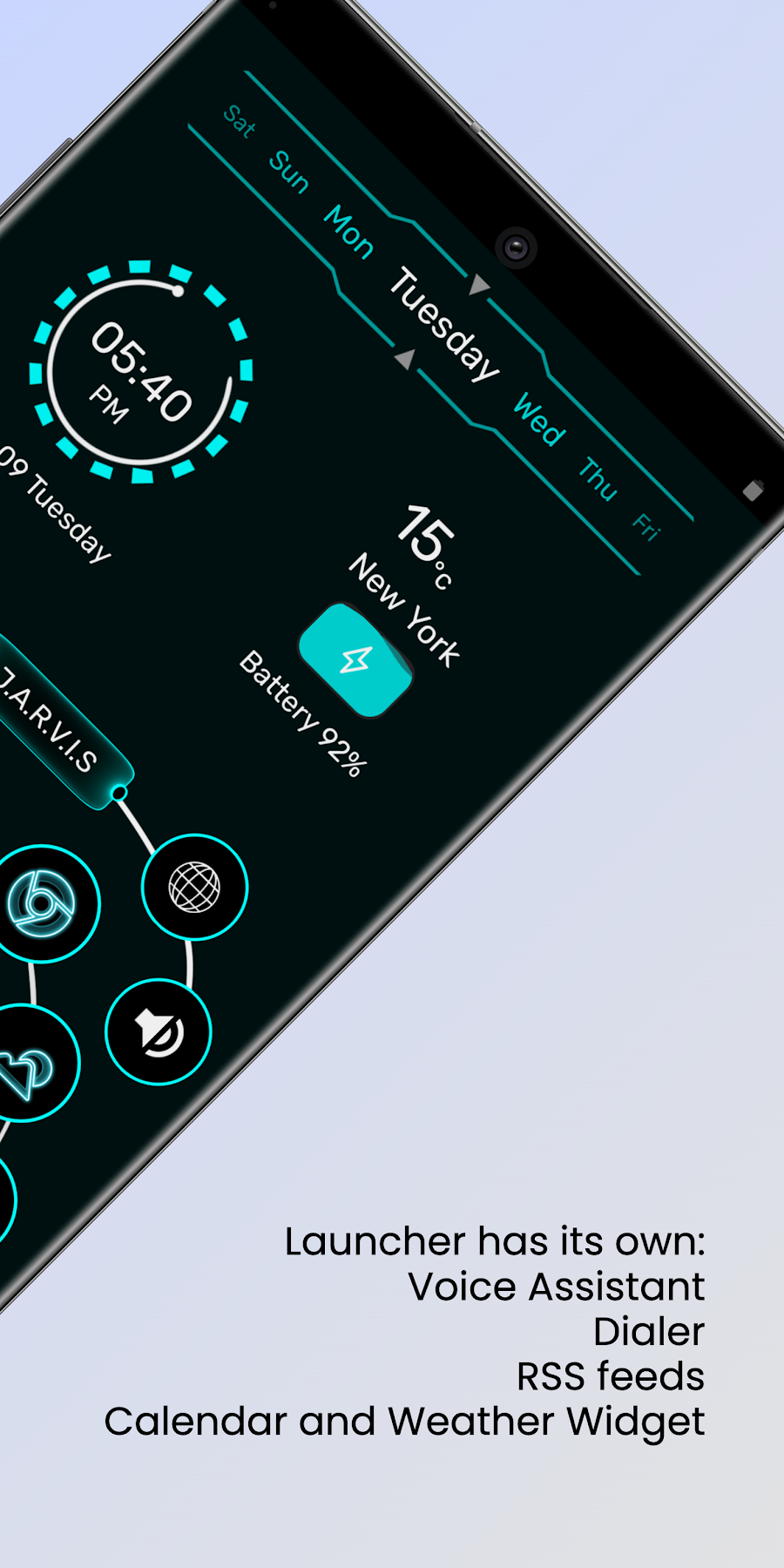 Jarvis Scifi Epic Launcher - скриншот 1