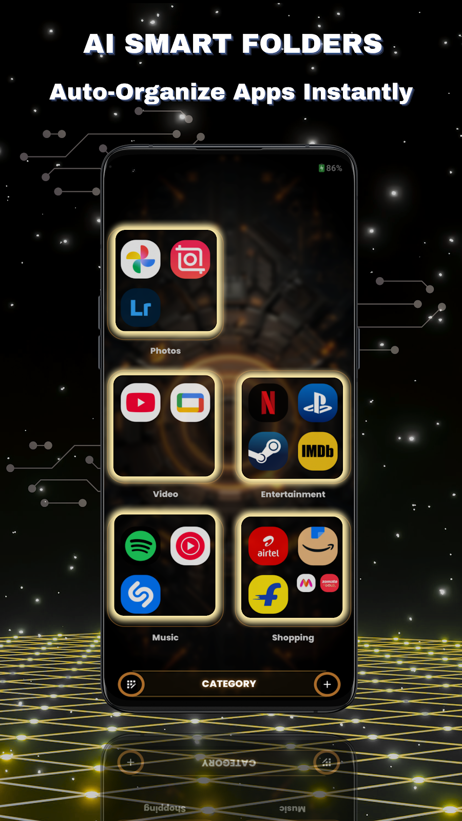 Orbit Лончер: Sci-Fi Тема - скриншот 12
