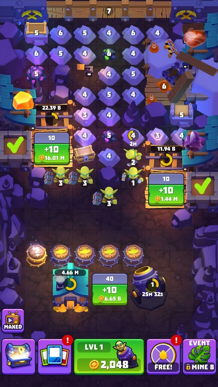 Gold & Goblins: Idle Merger - скриншот 4