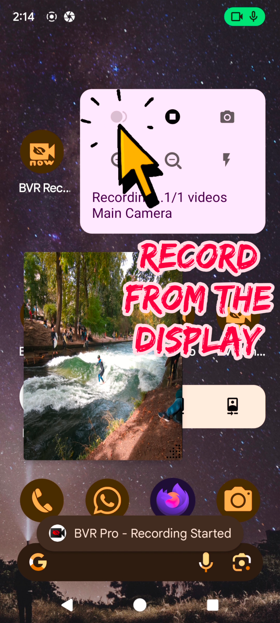 Background Video Recorder Pro - скриншот 5