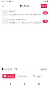 Audio Editor Pro - скриншот 3