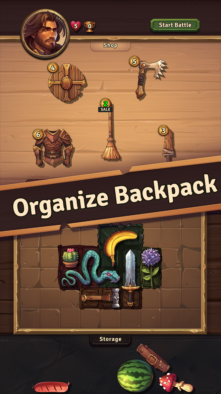 Backpack Brawl — Битва героев - скриншот 1