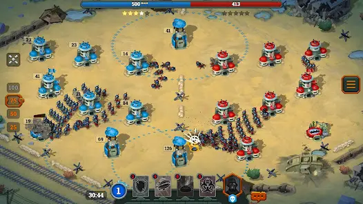Bunker Wars: WW1 RTS Игра - скриншот 6