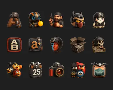 Bikerz - Icon Pack - скриншот 1