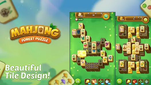 Mahjong Forest Puzzle - скриншот 1