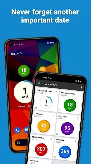 Countdown Widget - скриншот 1