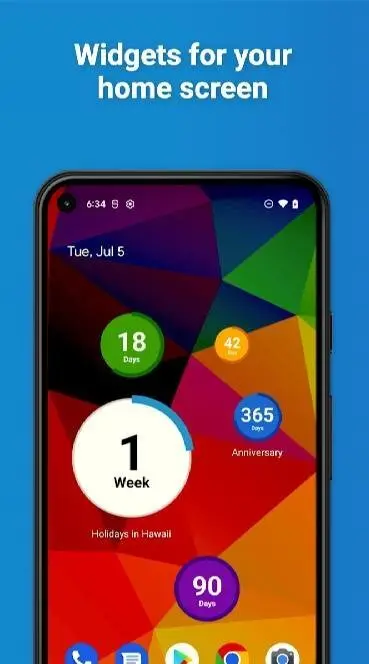 Countdown Widget - скриншот 2