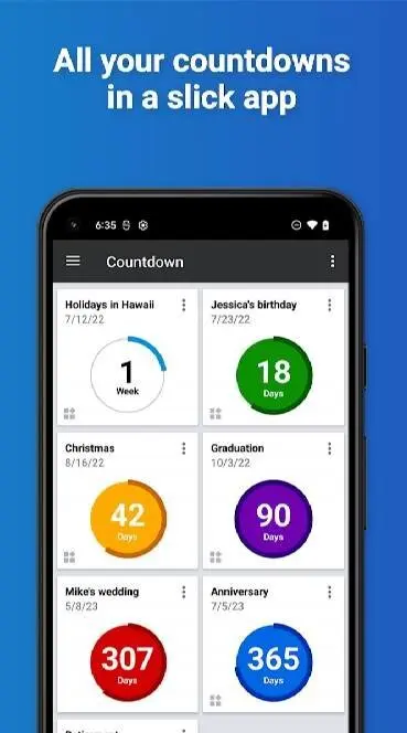 Countdown Widget - скриншот 3