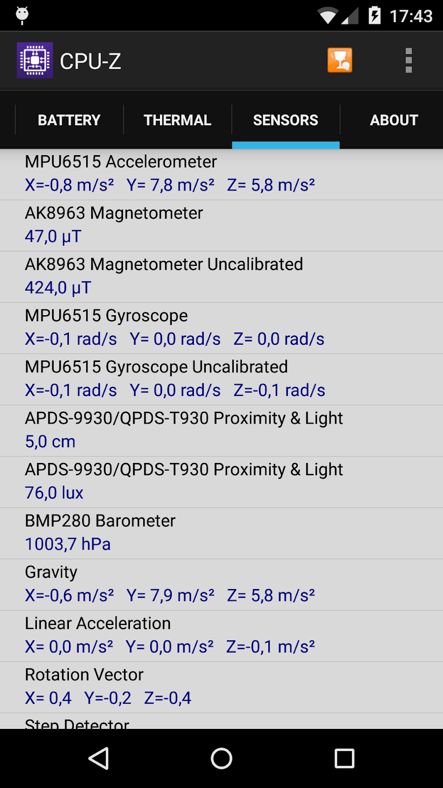 CPU-Z - скриншот 5