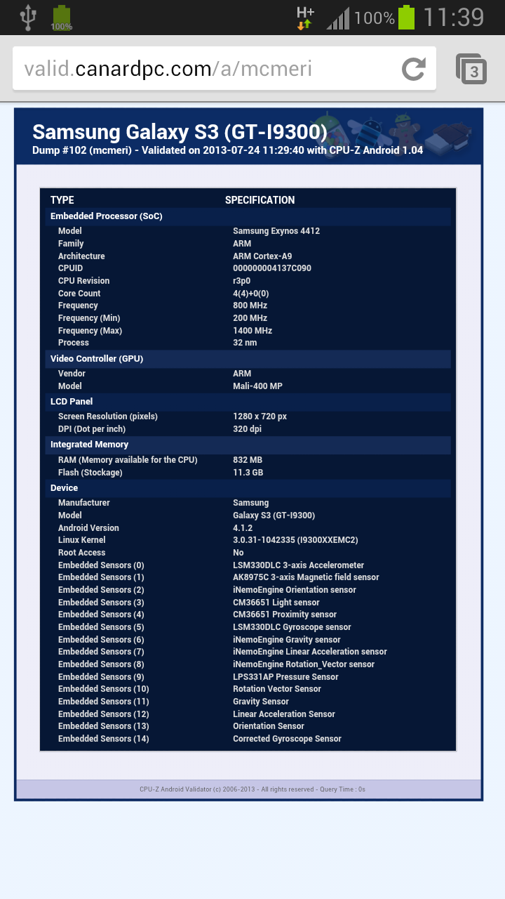CPU-Z - скриншот 6