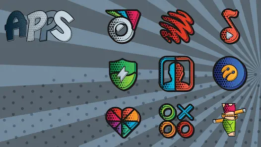 Comics - Cartoon Icon Pack - скриншот 3