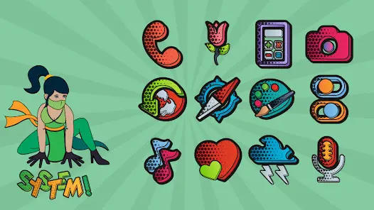 Comics - Cartoon Icon Pack - скриншот 4