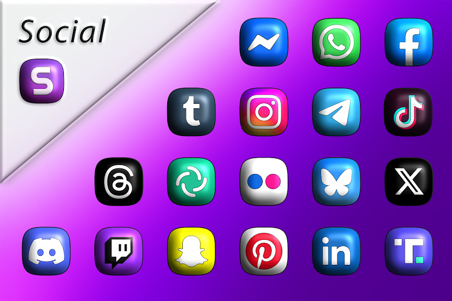 One UI 3D - Icon Pack - скриншот 2