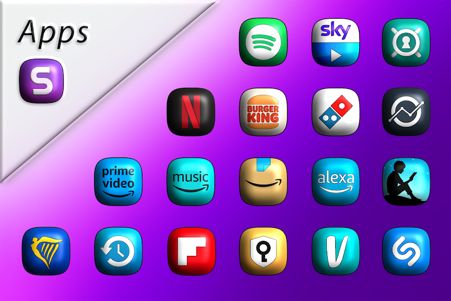 One UI 3D - Icon Pack - скриншот 3