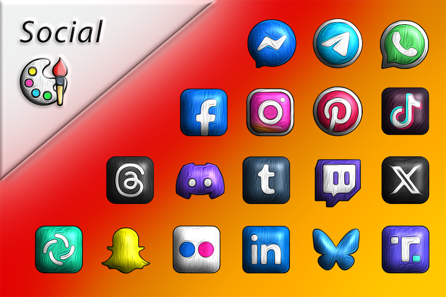 Painting 3D - Icon Pack - скриншот 2
