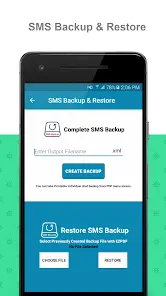 E2PDF SMS Call Backup Restore - скриншот 1