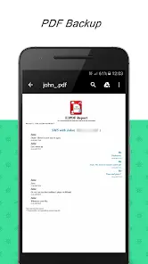 E2PDF SMS Call Backup Restore - скриншот 3