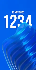 Depth Wallpapers & Live Clock - скриншот 1