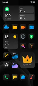 HyperDark - Icon Pack - скриншот 5