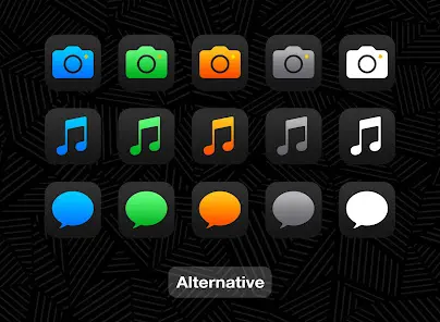 iDarkOS 18 - Icon Pack - скриншот 9