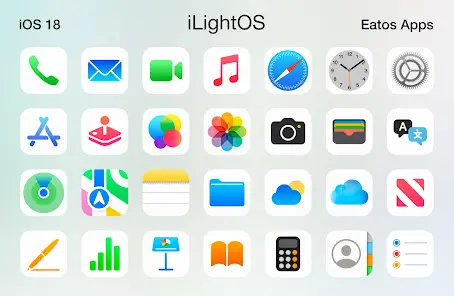 iLightOS 18 - Icon Pack - скриншот 7