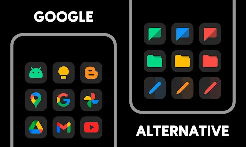 MiDark - Icon Pack - скриншот 2