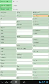 English Irregular Verbs - скриншот 11