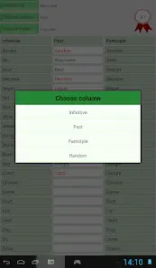 English Irregular Verbs - скриншот 10