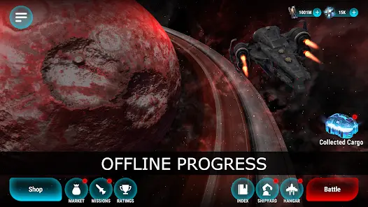 Stellar Wind Idle: Космос - скриншот 7