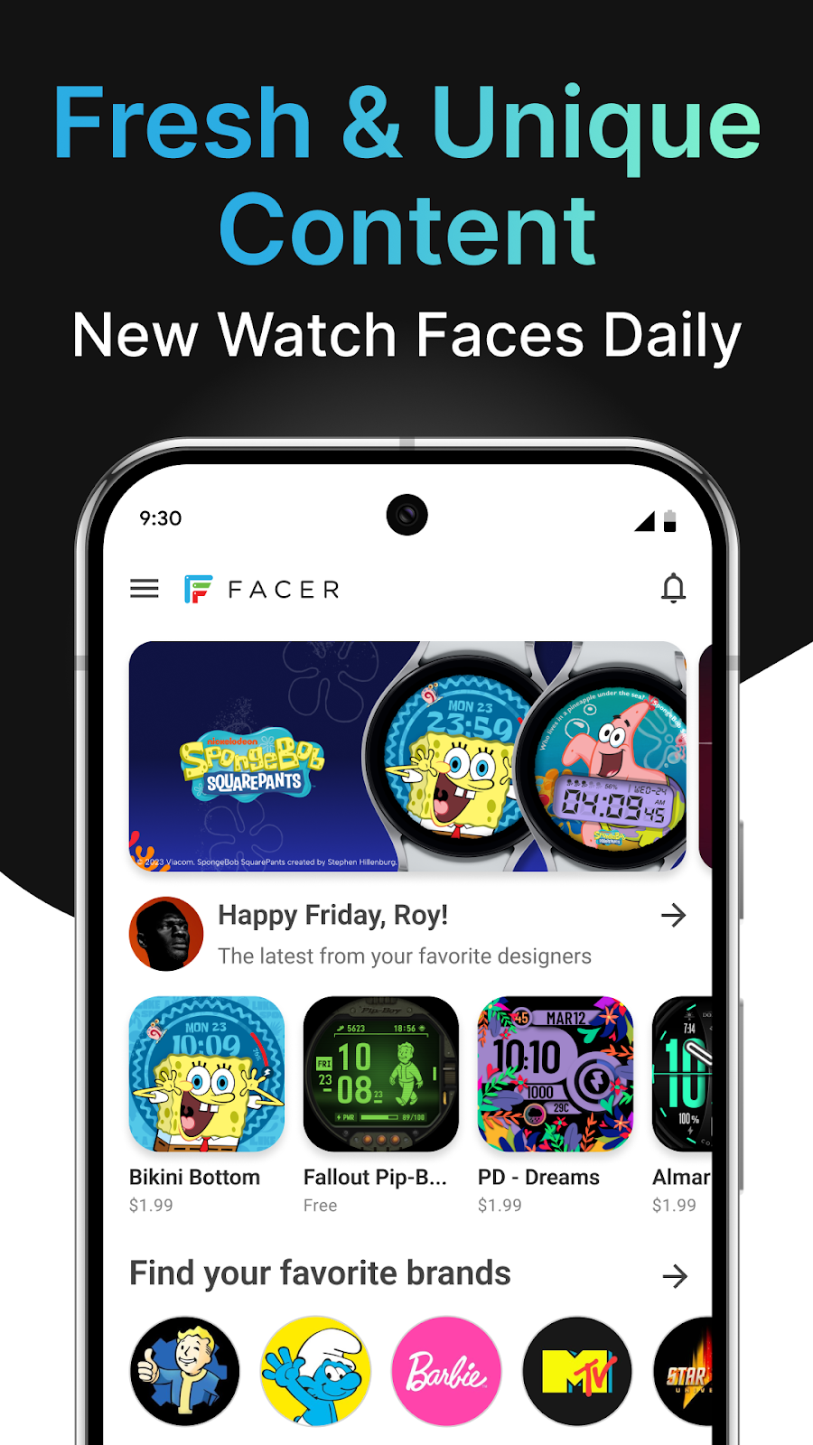 Facer Watch Faces - скриншот 5