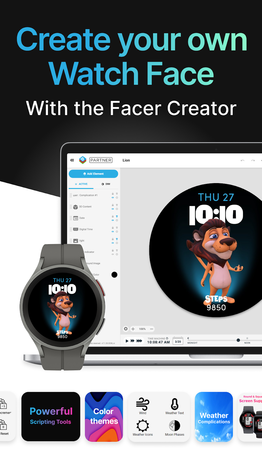 Facer Watch Faces - скриншот 6