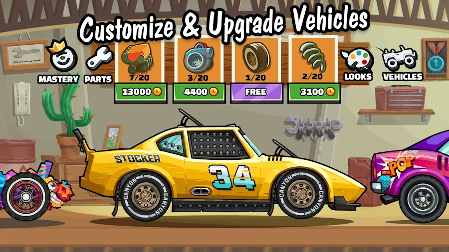 Hill Climb Racing 2 - скриншот 1