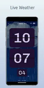Flip Clock+: Alarm & Desk - скриншот 1