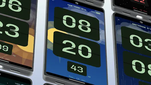 Flip Clock+: Alarm & Desk - скриншот 6
