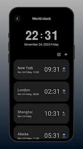 Flip Clock: World Clock - скриншот 5